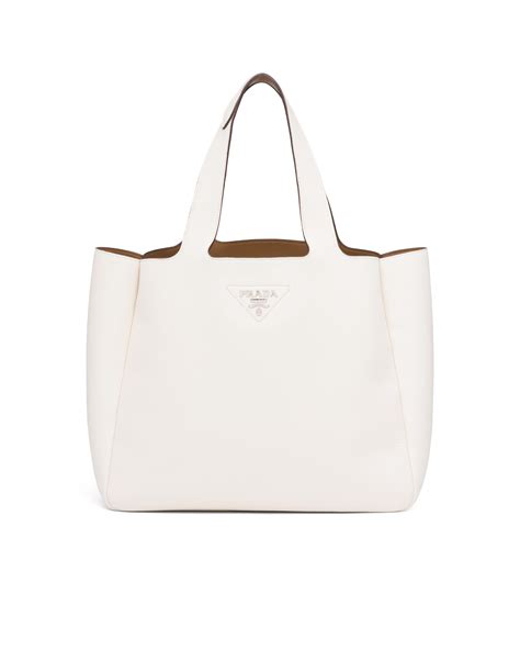 prada handbags white leather|genuine leather prada bags.